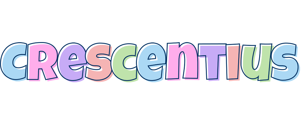 Crescentius pastel logo