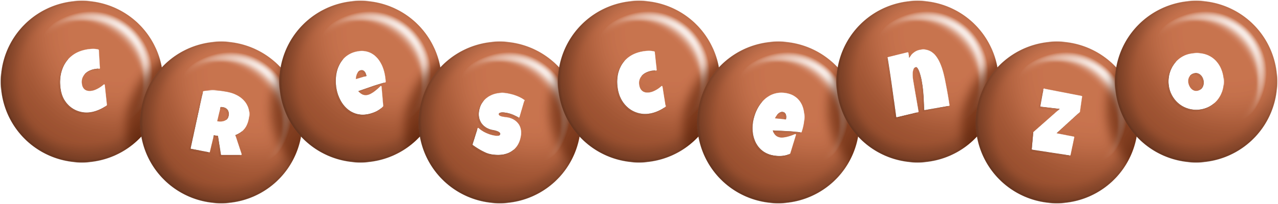 Crescenzo candy-brown logo