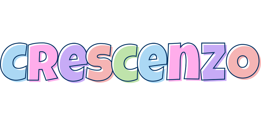 Crescenzo pastel logo
