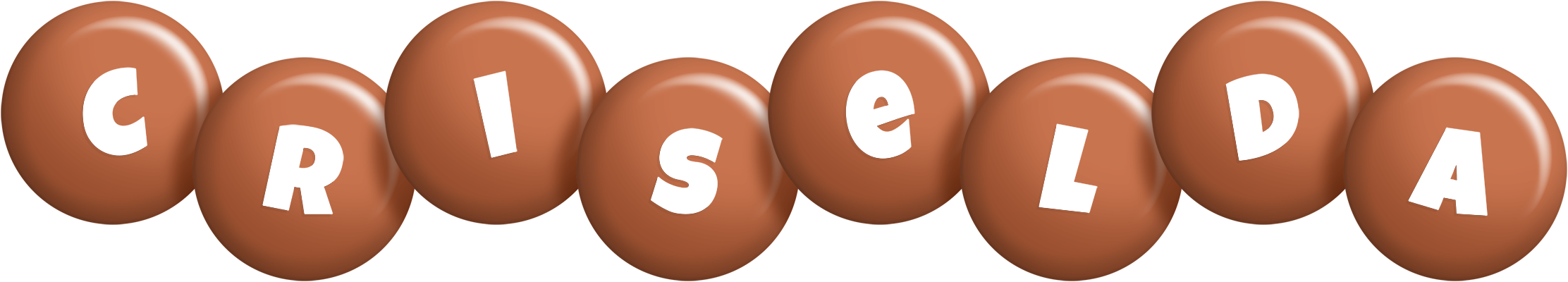 Criselda candy-brown logo