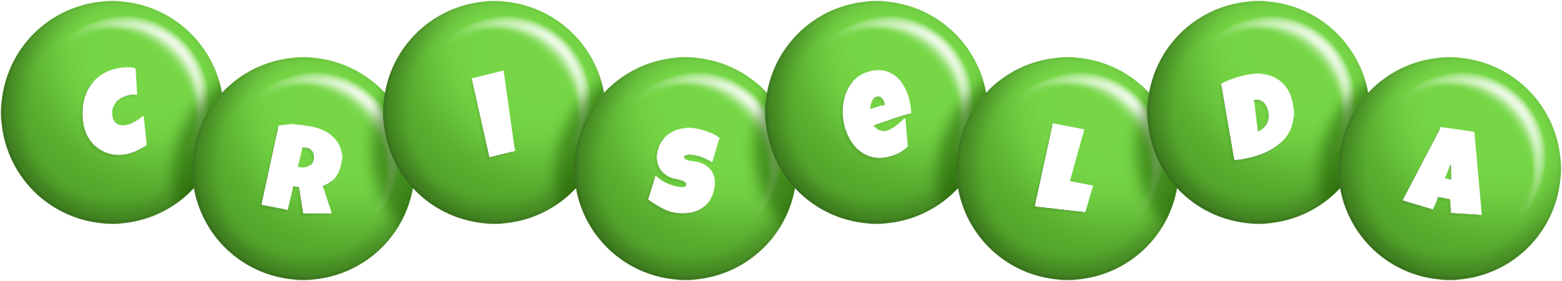 Criselda candy-green logo
