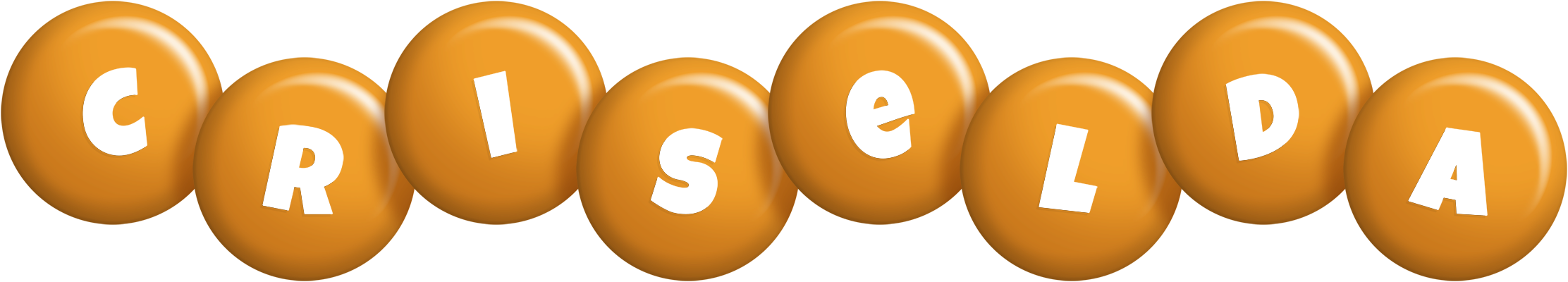Criselda candy-orange logo