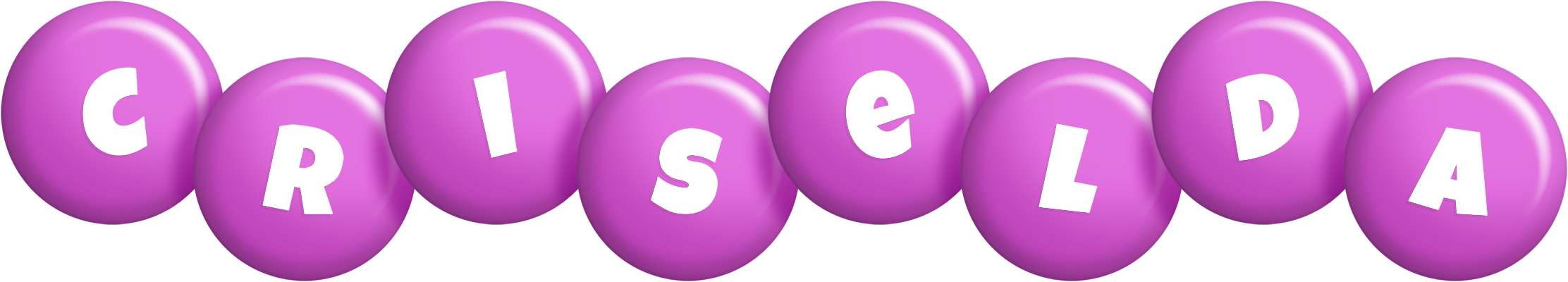 Criselda candy-purple logo