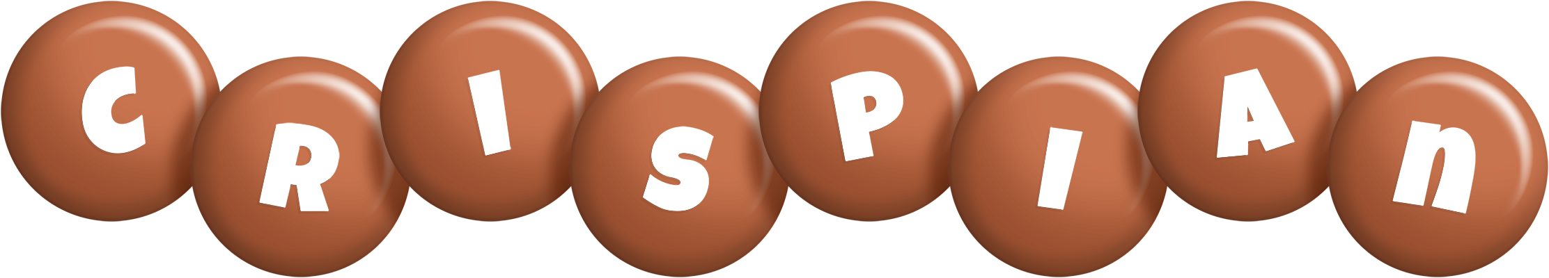 Crispian candy-brown logo