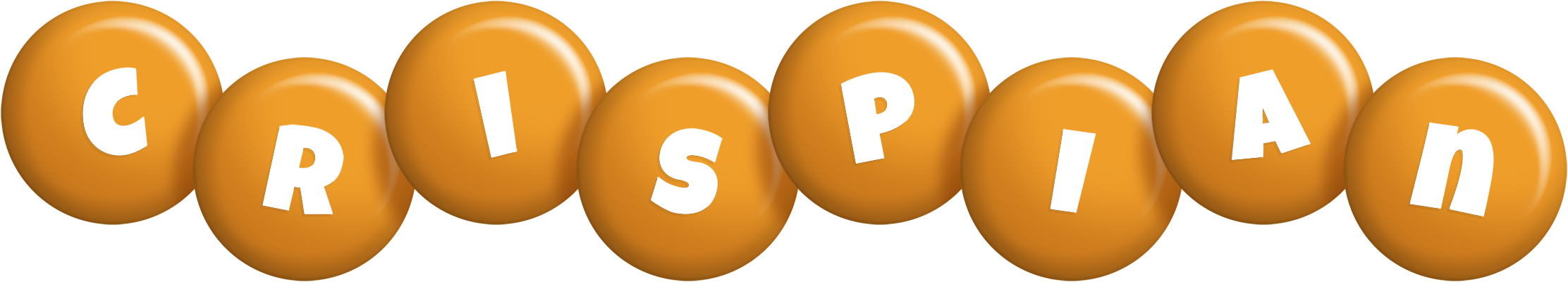 Crispian candy-orange logo