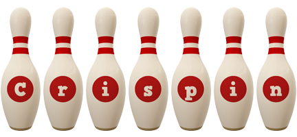 Crispin bowling-pin logo