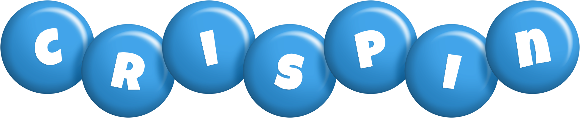 Crispin candy-blue logo