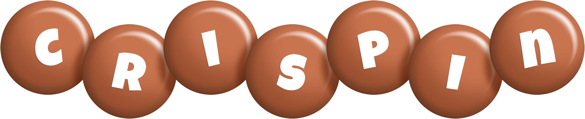 Crispin candy-brown logo