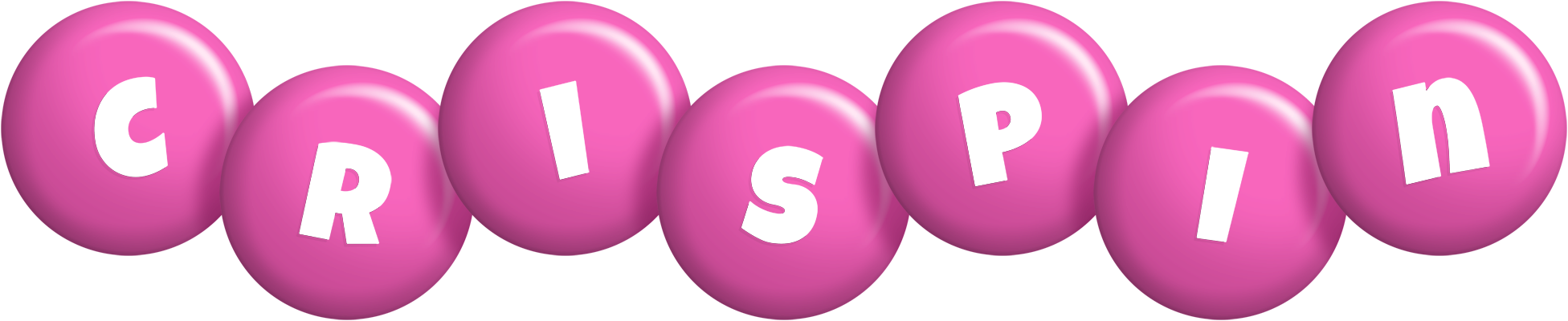 Crispin candy-pink logo
