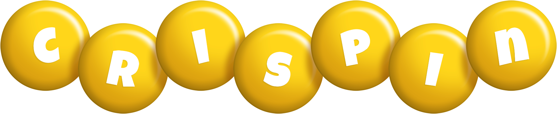 Crispin candy-yellow logo