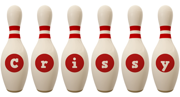 Crissy bowling-pin logo