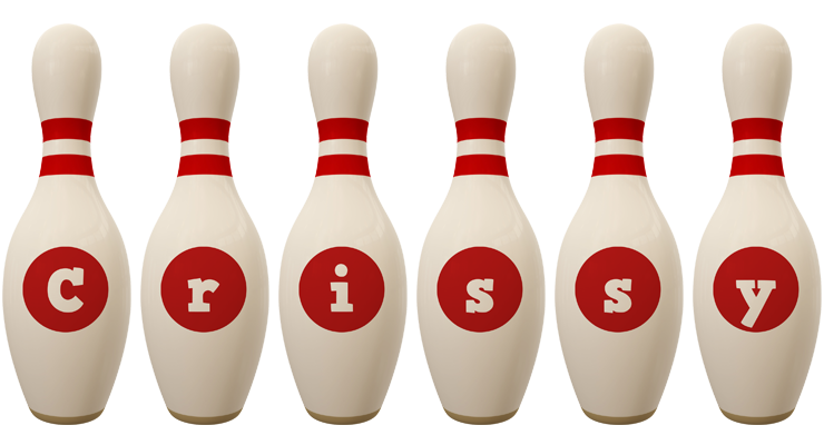 Crissy bowling-pin logo