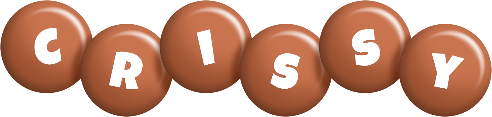 Crissy candy-brown logo