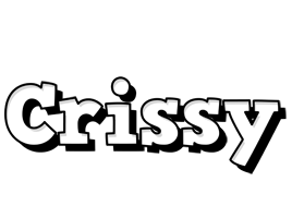 Crissy snowing logo