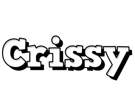 Crissy snowing logo