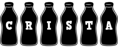 Crista bottle logo