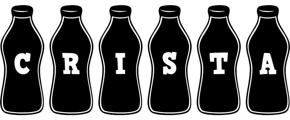 Crista bottle logo