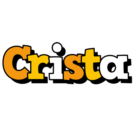 Crista cartoon logo