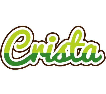 Crista golfing logo
