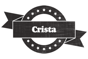 Crista grunge logo