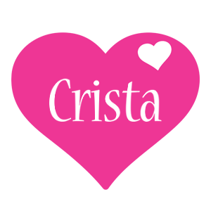 Crista love-heart logo