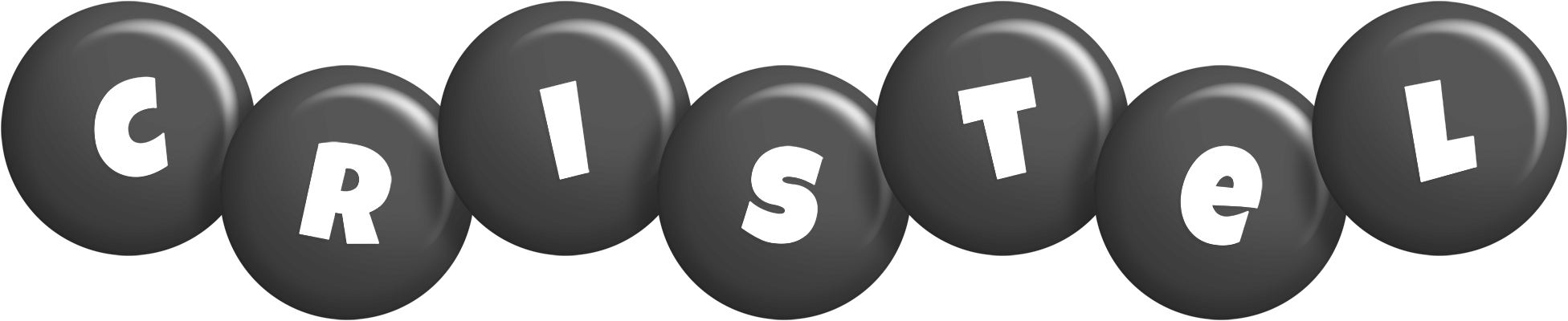 Cristel candy-black logo