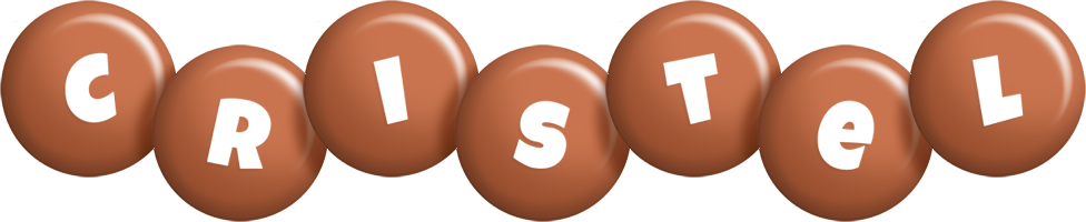 Cristel candy-brown logo