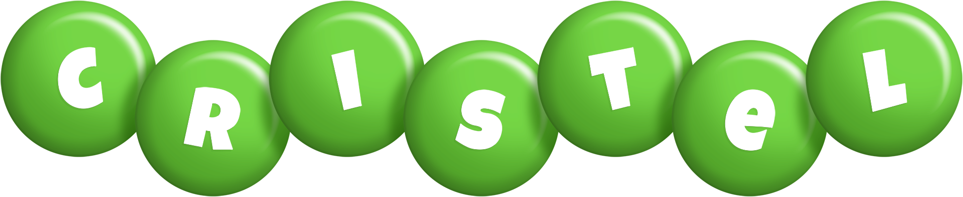 Cristel candy-green logo