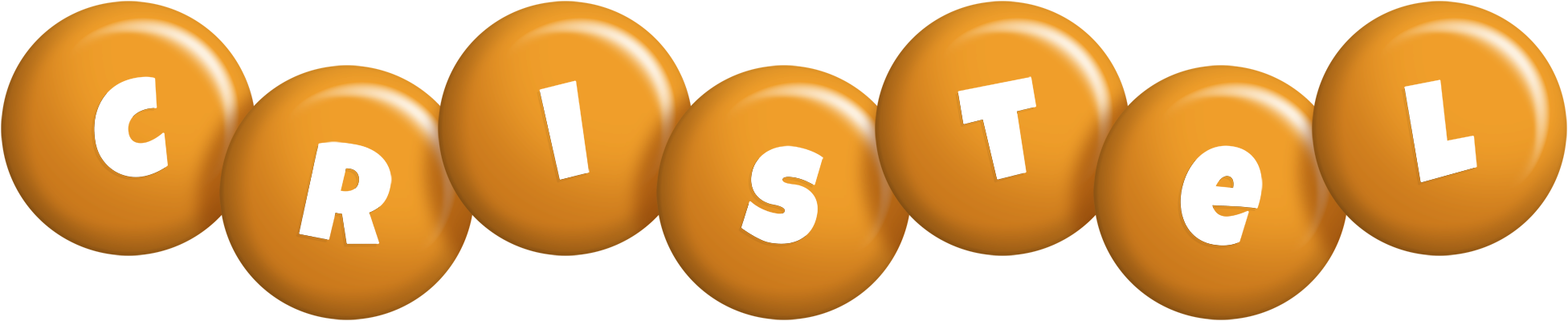 Cristel candy-orange logo