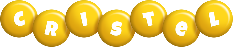 Cristel candy-yellow logo