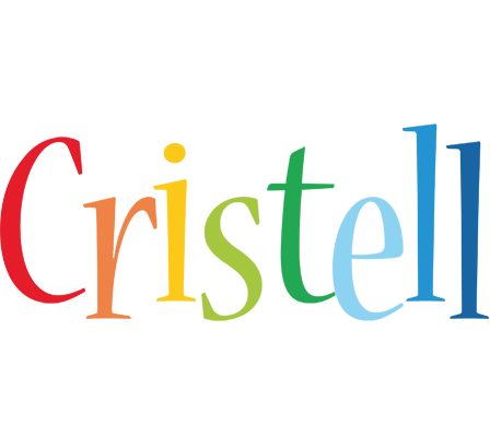 Cristell birthday logo