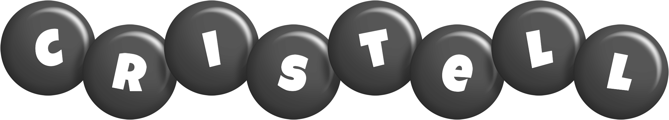 Cristell candy-black logo