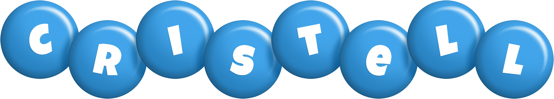 Cristell candy-blue logo