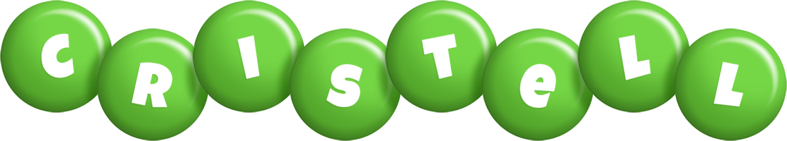 Cristell candy-green logo