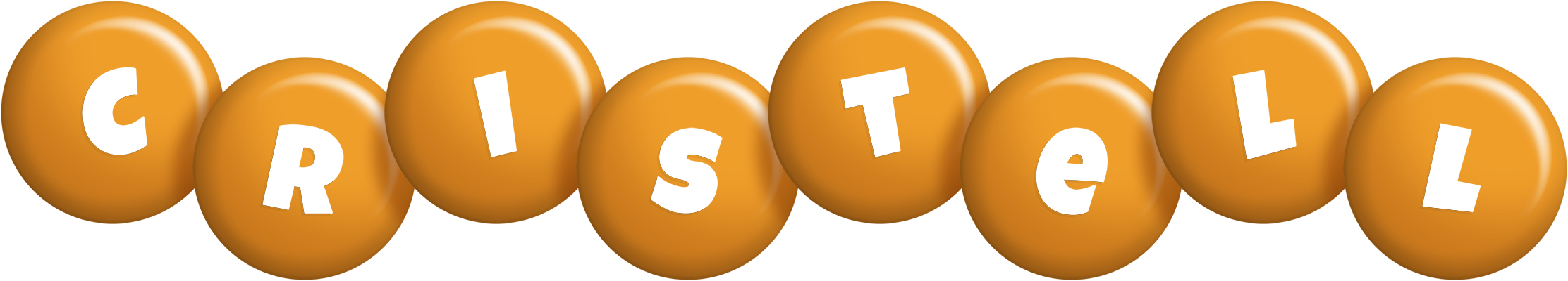 Cristell candy-orange logo