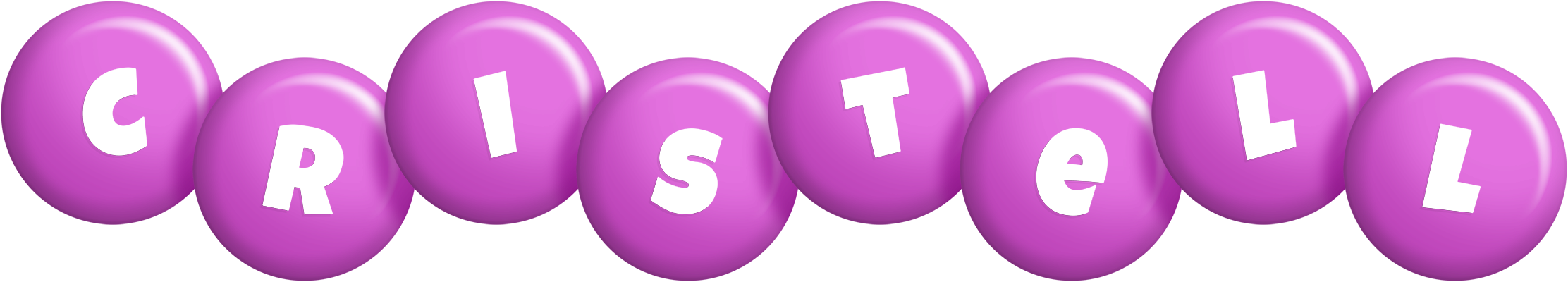 Cristell candy-purple logo