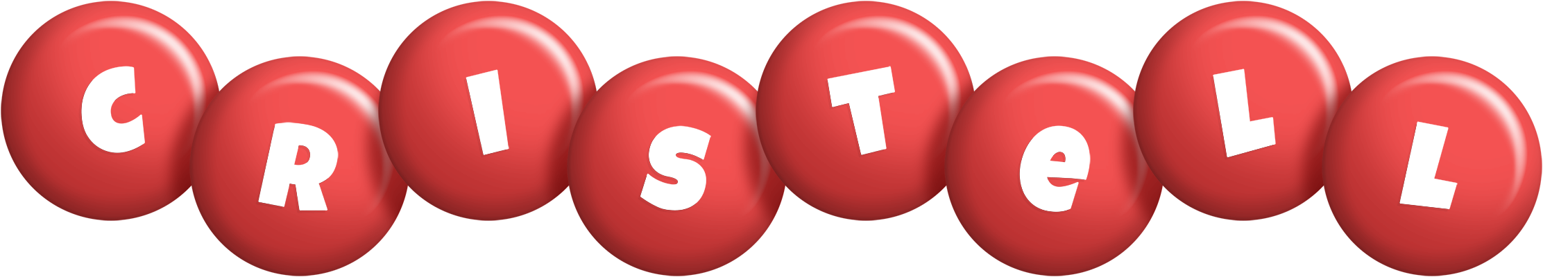 Cristell candy-red logo