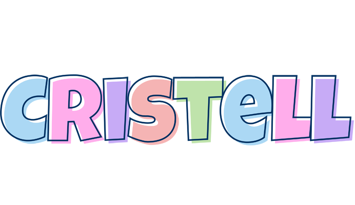Cristell pastel logo