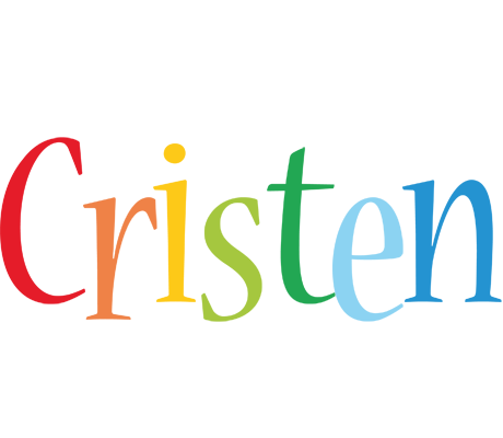 Cristen birthday logo
