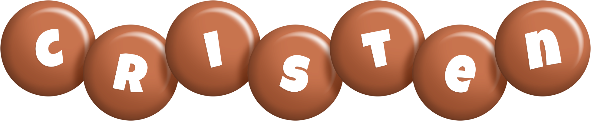 Cristen candy-brown logo