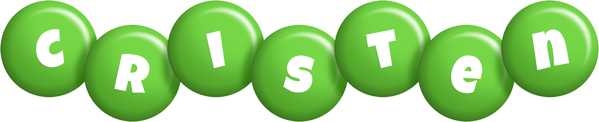 Cristen candy-green logo