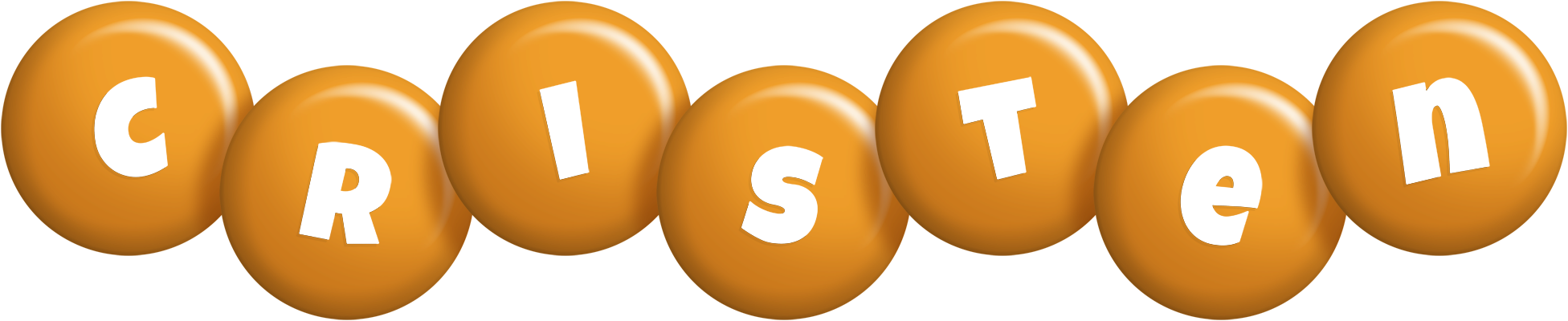 Cristen candy-orange logo