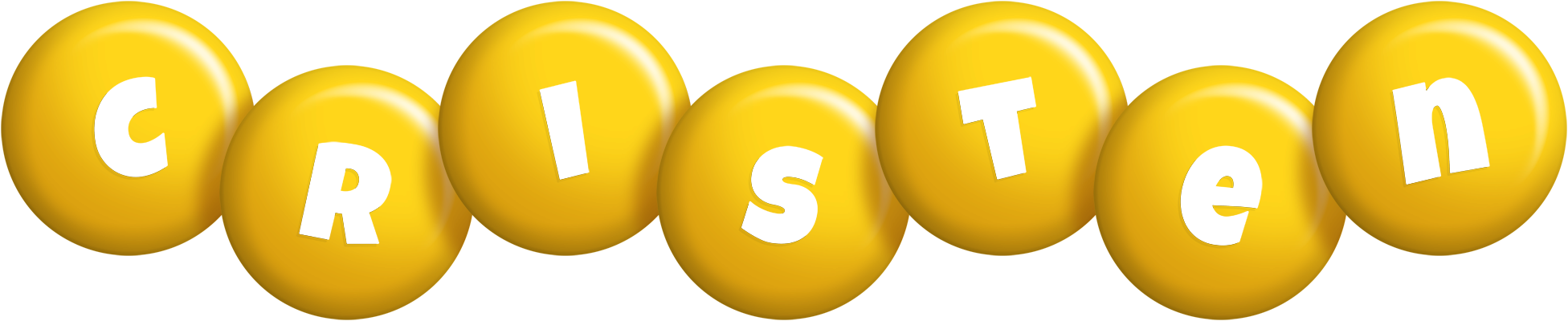 Cristen candy-yellow logo