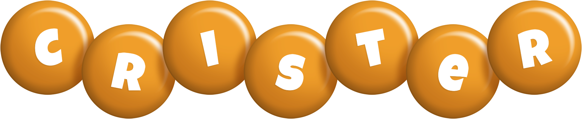 Crister candy-orange logo