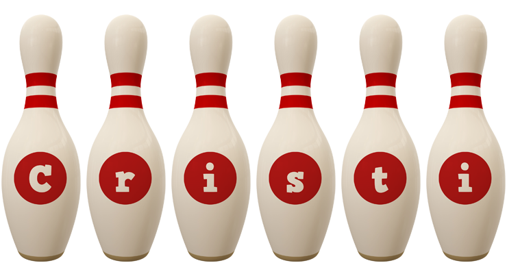 Cristi bowling-pin logo