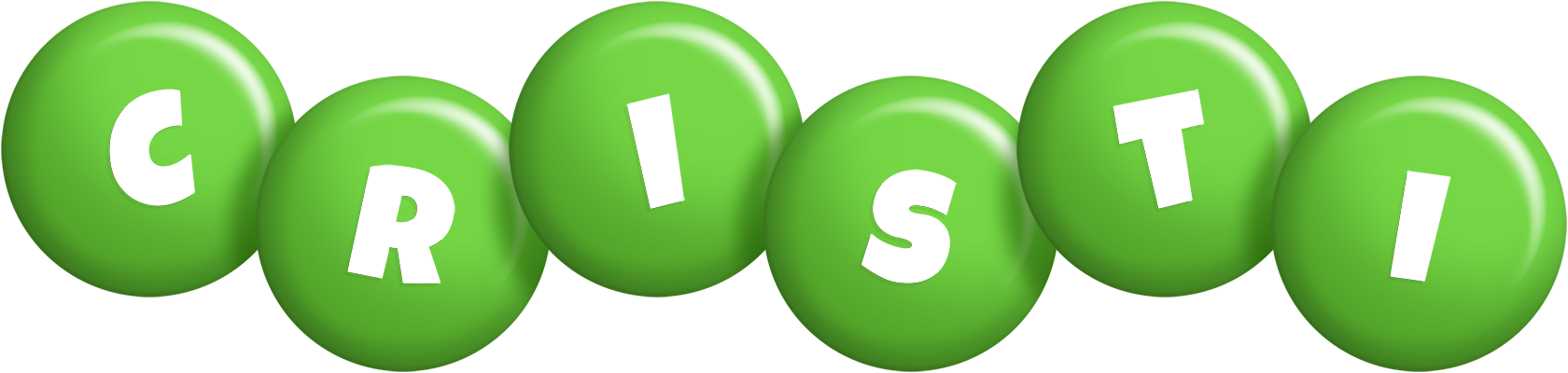 Cristi candy-green logo