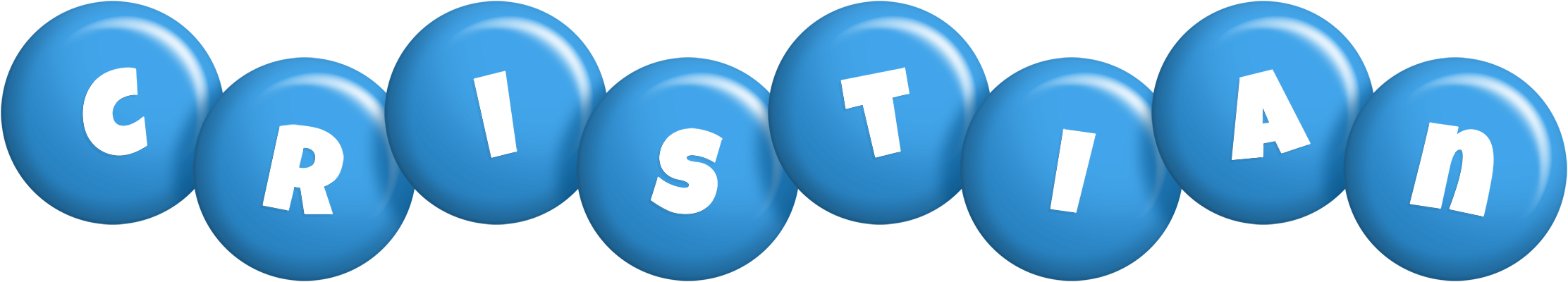 Cristian candy-blue logo