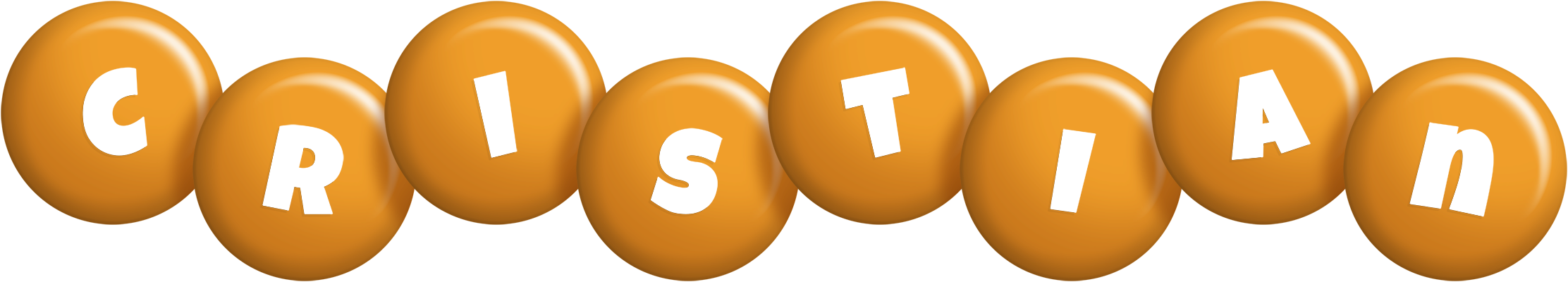 Cristian candy-orange logo