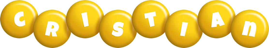 Cristian candy-yellow logo