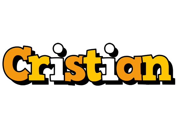 Cristian cartoon logo